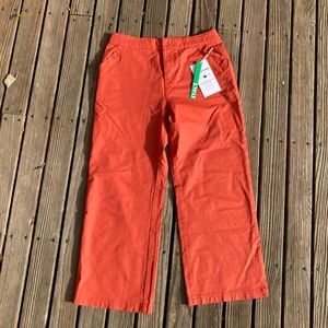 Pact Organic cropped wide leg pants